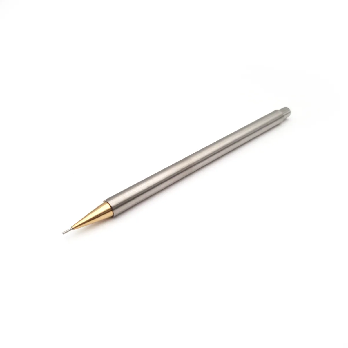 Titanium Mechanical Pencil Handmade with Brass Nib - Handmade