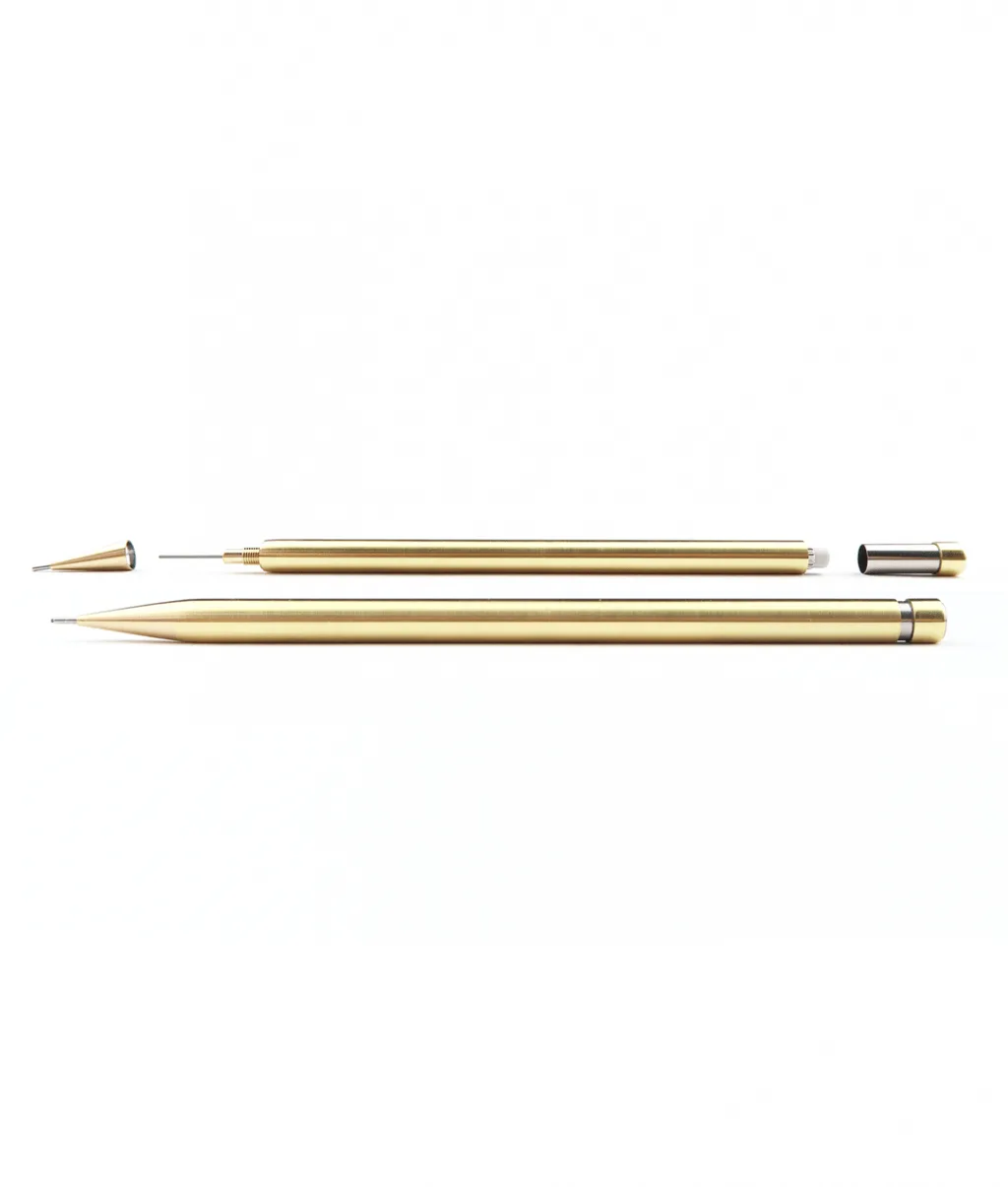 Slimline Brass Mechanical Pencil -