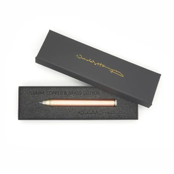 5.6mm copper clutch pencil in luxury black presentation gift box